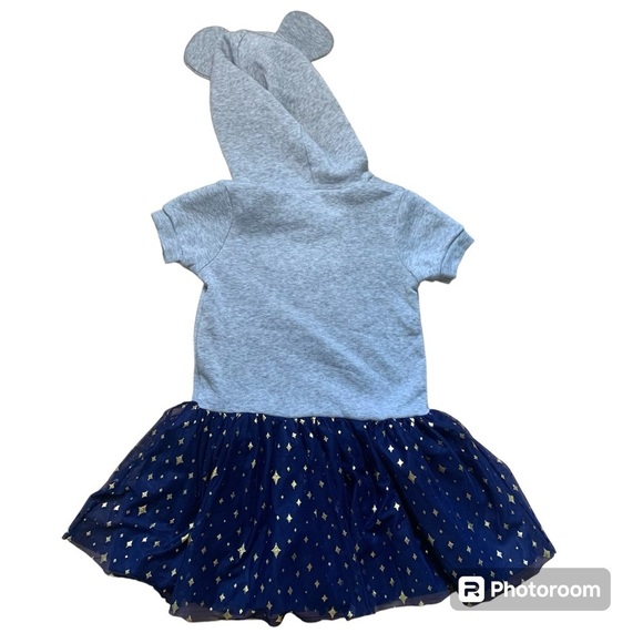 Disney Girls Hooded Cosplay Dress with Tulle Skirt Size Small (6-6X) - Picture 2 of 8